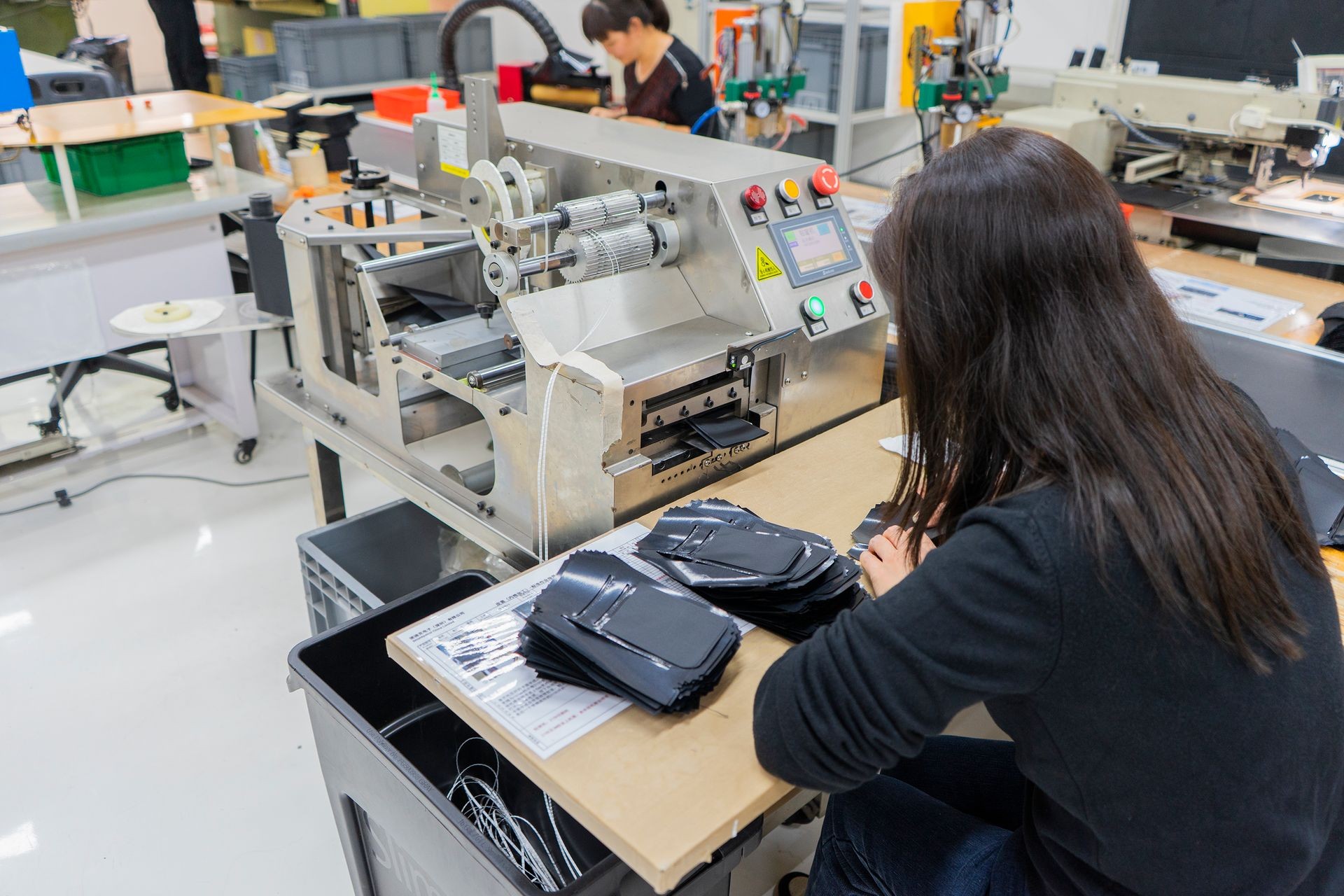 Worker at a factory in Shenzhen.